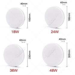 LED Deckenlampe Deckenleuchte Ultraflach Panel Wohnzimmer 12/18/24/36/48/50/60W