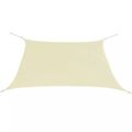 Sonnensegel Oxford Gewebe Quadratisch 3,6 x 3,6 m Creme 