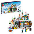 LEGO Friends 41756 Skipiste und Café Bausatz, Mehrfarbig