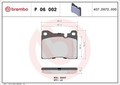 BREMBO Bremsbelagsatz Scheibenbremse PRIME LINE P 06 002 für ALFA BMW 7er E23 E3