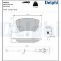 DELPHI Bremsbelagsatz, Scheibenbremse LP3824 für BENTLEY