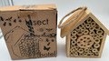 Insektenhotel aus Holz zum aufhängen 15,2x7,7x15,9cm natürlichen Materialien