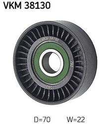 SKF VKM 38130 Umlenk-/Führungsrolle, Keilrippenriemen links oben unten für