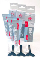 3x DIRKO HT Dichtmasse ELRING 70ml grau bis 315° Silikon Motor Ölwanne 036.164