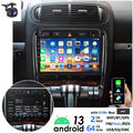 DAB+ 64G Android 13 Autoradio CarPlay GPS Navi Für Porsche Cayenne 9PA 2002-2010