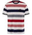 GUESS M3GP24 K7O64 T-Shirt Jersey Ss Eco Piqué Dock Stripe Crew Herren S51B