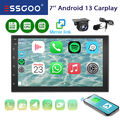 2 DIN 7 Zoll Android 13 Autoradio 32G Carplay Bluetooth GPS KAM NAVI WiFi MIK EQ