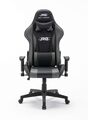 Gaming Computerstuhl Real Gamers Pro schwarz grau Drehstuhl Gamer Büro Stuhl