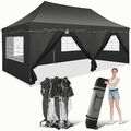 Pavillon 3x6m Festzelt Faltpavillon Gartenzelt Wasserdicht Partyzelt Pop up Zelt