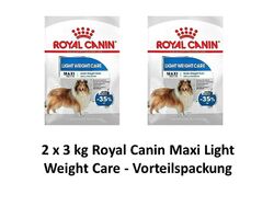 Royal Canin Maxi Light Weight Care | 2 x 3kg Hundefutter Vorteilspack