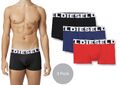 Diesel Herren Boxershorts frisch & hell Stretch Baumwolle Slips 3er-Pack Hosen Unterwäsche