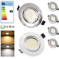 3/5/10X LED Einbauleuchte Einbaustrahler Decken Leuchte Set Einbau Spot 5W 230V