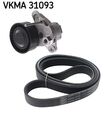 Keilrippenriemensatz SKF VKMA 31093 für VW GOLF 7 5G1 BQ1 BE1 BE2 Variant BA5 8