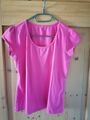 T-Shirt - kurzarm - pink - für Damen Gr. 36