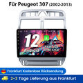 Carplay Für peugeot 307 SW CC 2002-2013 9" Android 12 Autoradio GPS Navi WIFI BT