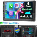 Apple Carplay Autoradio Android13 4+64G GPS Für Audi A4 2000-2008 S4 8E 8H B6 B7