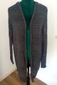 HOLLISTER Strickjacke / Strickmantel mit Kapuze * dunkelgrau * M/L* NEUwertig