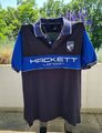 Hackett London Polo Shirt Herren, Gr. L, Farbe Schwarz/Blau, Gepflegter Zustand