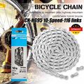 Für Shimano Kette CN-HG95 10Fach-116 Glieder DEORE XT XTR SLX HG-X Fahrrad Kette