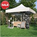 Faltpavillon Faltzelt Partyzelt Gartenzelt Klappzelt Marktstand 3x3m VIELE FARBE