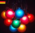 Lichterkette Außen Bunt LED, 60M RGB Lichterkette Outdoor Strom Weihnachten Deko