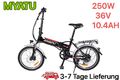 NEW E-Bike,faltbares Elektrofahrrad 20Zoll Elektro-bike klapprad 7Gang LED Myatu