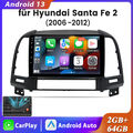 CARPLA 9'' Android13 Autoradio Für Hyundai Santa Fe 2 2006-2012 GPS Navi WIFI BT