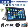 DAB+ Android 13 Autoradio 1 DIN Bluetooth 360° Drehbar Bildschirm Navigation KAM