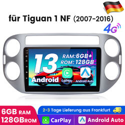 Android 13 Autoradio CarPlay  für VW Tiguan 1NF 2007-2016 GPS NAVI 6+128GB DAB+