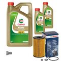 BOSCH Ölfilter 7 L Castrol EDGE FST 5W-30 LL für VW Passat Variant