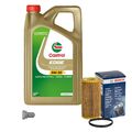 BOSCH Ölfilter 5 L Castrol EDGE FST 5W-30 LL für VW Golf V 2.0 GTI