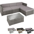 Polyrattan Gartenmöbel Sitzgruppe Rattan Garnitur Gartenset Lounge Sofa Tisch