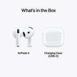 Apple Airpods 4. Generation mit Wireless Charging Case 2024 Weiß C-Ware