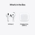 Apple Airpods 4. Generation mit Wireless Charging Case 2024 Weiß C-Ware