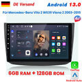 Für Mercedes-Benz Vito W639 2003-2015 Carplay Android13 Autoradio GPS NAVI 128GB