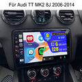 4G LTE 8Kern CarPlay Android Auto 13 Autoradio GPS Navi 128G für Audi TT MK2 8J