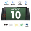  9" Android 9.0 Autoradio Navi GPS Bluetooth DAB wifi für BMW E39 M5 5er E53 X5