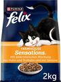 FELIX Farmhouse Sensations Katzenfutter trocken, mit Huhn und Truthahn, 6er Pack