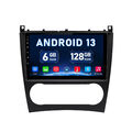 128GB Android 13.0 Autoradio 4G LTE GPS Navi für Mercedes Benz C/CLC Klasse W203