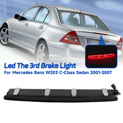 FÜR MERCEDES C-KLASSE W203 2000-2007 DRITTE 3. BREMSLEUCHTE BREMSLICHT SCHWARZ