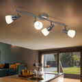 Design LED Decken Strahler Wohn Arbeits Zimmer Glas Spot Lampe Big Light