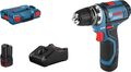 Bosch Professional Akku-Bohrschrauber R 12V-15 FC 12 Volt 2 x 2.0 Ah Akku L-Boxx