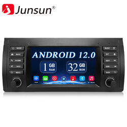 7" Android 13 Autoradio CarPlay DAB+ WiFi BT GPS Navi Für BMW 5er E39 X5 E53 E38