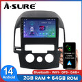 2G+64G Android 14 Autoradio Carplay GPS+ NAVI SWC DSP Für Hyundai i30 2006-2011