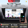 10" Carplay Android 13 Autoradio Für VW Tiguan 2016-2020 GPS NAVI WIFI BT 6+128G