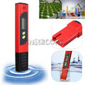 LCD PH Wert Wasser Messgerät Messer Tester Meter Aquarium Pool Prüfer 0-14 Red