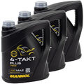 Motoröl MANNOL 4-Takt Plus API SL 10W40 3x 4 Liter für AJP BMW Ducati Kawasaki