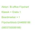 Aktion: Bi-office Flipchart Klassik + Gratis 1 Boardmarker + 1 Flipchartblock EA