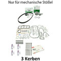 Dichtsatz+Schrauben+Zahriemenkit+Glühkerzen für VW Audi 1.6 D TD JX 068103383FG 