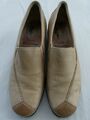 ♥ Semler Damen Slipper Beige Leder Gr. 38,5 oder 5 1/2 ♥